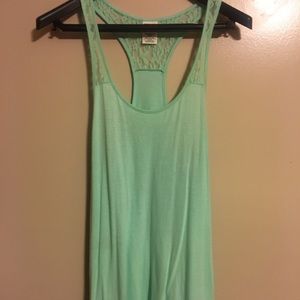 Pink Victoria’s Secrets Tank Top w. Lace detail